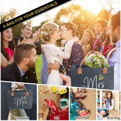 Custom Inner Pocket Personalized Gifts Initial Felt Tote Bag for Teacher Mother Wedding Tote Bag for Beach Birthday