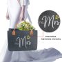 Custom Inner Pocket Personalized Gifts Initial Felt Tote Bag for Teacher Mother Wedding Tote Bag for Beach Birthday