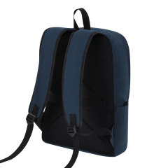 Sac à dos scolaire imperméable pour ordinateur portable, en gros, avec doublure en polyester et ceinture à coussin d'air, idéal pour les voyages et les affaires.