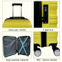 OEM Custom Luxury Suitcase with Carry-on ABS Factory Direct Large Capacity 20