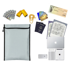 Storage Important Passport Certificates Waterproof Organizer Fireproof Document Bag