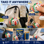 Wholesale Football Fidget Keychain Portable Soccer Souvenir with National Flags for Fans Promotional Gifts