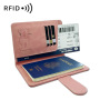 Wholesale Travel Credit Card Wallet Passport Cover Case PU Leather Passport Holder with Magnetic Closure