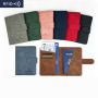Wholesale Travel Credit Card Wallet Passport Cover Case PU Leather Passport Holder with Magnetic Closure