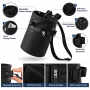 Custom 420D Ripstop Oxford Climbing Chalk Bag with Adjustable Waist Belt Outdoor Rock Climbing Chalk Pouch