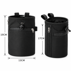 Custom 420D Ripstop Oxford Climbing Chalk Bag with Adjustable Waist Belt Outdoor Rock Climbing Chalk Pouch
