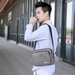 Pinghu Sinotex Wholesale customize small nylon shoulder crossbody bags simple men messenger bags
