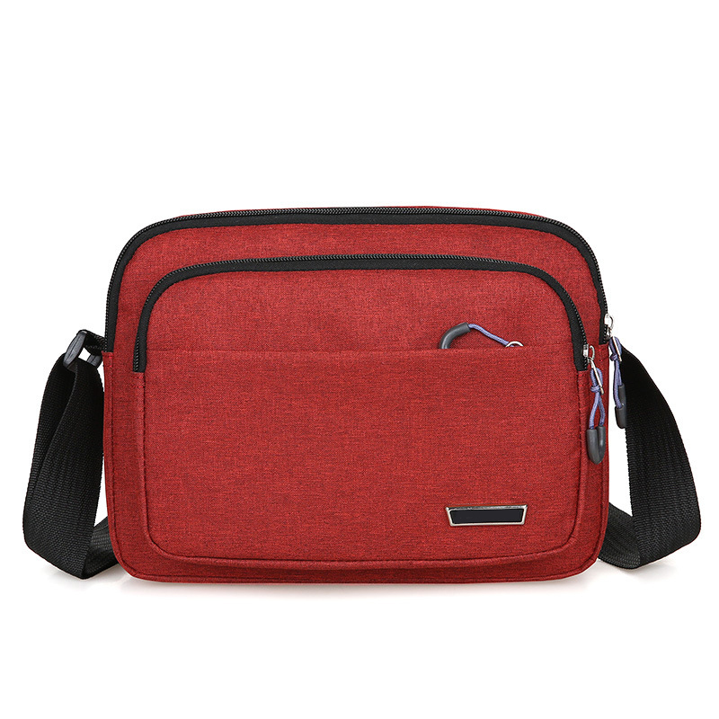 Pinghu Sinotex Wholesale customize small nylon shoulder crossbody bags simple men messenger bags