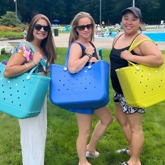 EVA Portable Travel Tote Bag Open Closure Chains Waterproof Washable Beach for Women Large Capacity Summer Holiday OEM Supplier