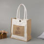 Burlap Jute Tote Eco-Friendly, Reusable & Customizable Shopping Bag