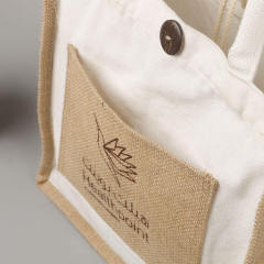 Burlap Jute Tote Eco-Friendly, Reusable & Customizable Shopping Bag
