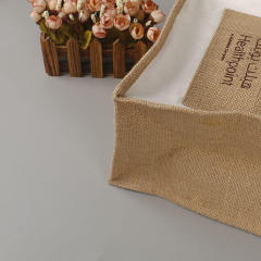Burlap Jute Tote Eco-Friendly, Reusable & Customizable Shopping Bag