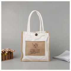 Burlap Jute Tote Eco-Friendly, Reusable & Customizable Shopping Bag
