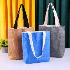 Eco Friendly Custom Logo Reusable Shopping Bags Light Waterproof Dupont Tyvek Paper Grocery Bag