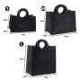 Wholesale Customizable Designer Felt Tote Bag Fashionable Plain Recycled Organizer Storage With Logo Print Jewelry Gifts Packing
