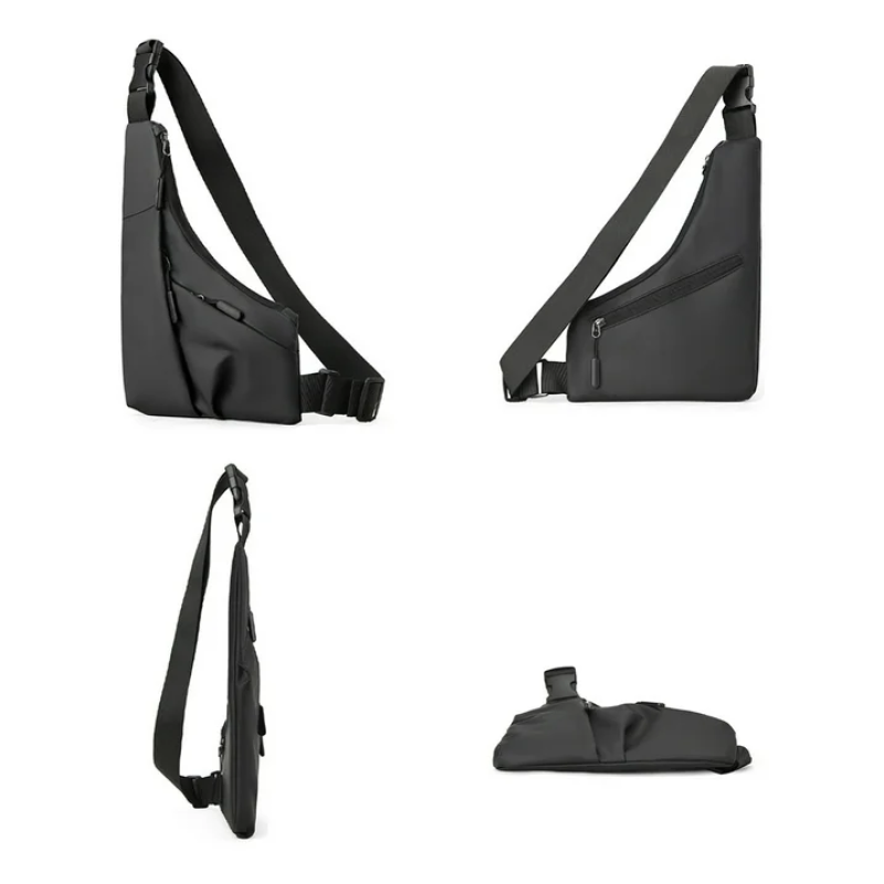 Anti Theft Travel Bag Slim Sling Bag Crossbody Bags for Men Women, Casual Waterproof Phone Chest Bag for Travel
