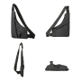 Anti Theft Travel Bag Slim Sling Bag Crossbody Bags for Men Women, Casual Waterproof Phone Chest Bag for Travel