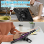 OEM ODM Custom Logo Heavy Duty Rugged Tablet Case for iPad 10 Generation 10.9 Inch Shockproof TPU PC 3 in 1 Protective Cover
