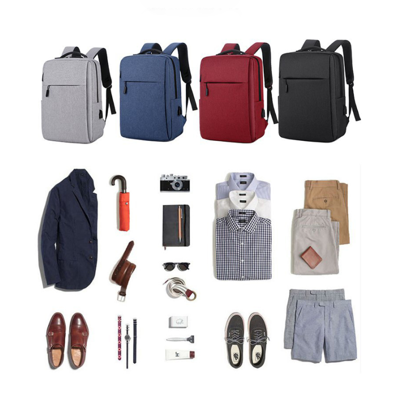 2023 new custom college luxury student waterproof business mens computer usb school backbags back pack bag laptop backpack