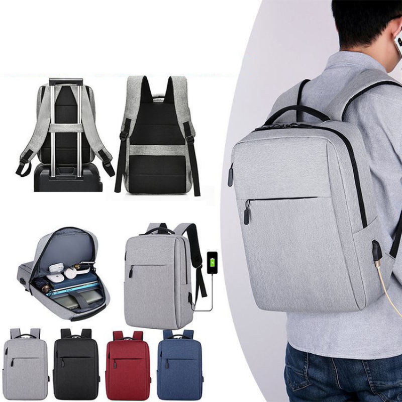 2023 new custom college luxury student waterproof business mens computer usb school backbags back pack bag laptop backpack