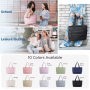 Custom Logo Large Capacity Puffy Tote Bag with Compartments Lightweight Puffer Travel Bag Women's Handbags for Daily Use