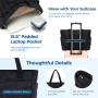 Custom Logo Large Capacity Puffy Tote Bag with Compartments Lightweight Puffer Travel Bag Women's Handbags for Daily Use