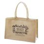 Wholesale Large Capacity Jute Tote Bag with Reinforced Handles Waterproof, Foldable Eco-Friendly