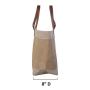 Wholesale Large Capacity Jute Tote Bag with Reinforced Handles Waterproof, Foldable Eco-Friendly
