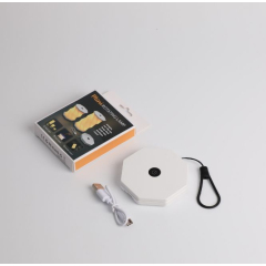 OEM Manufacturing Lampshade Mini Led Folding Paper Lamp Promotional Gifts with Ropes Student Toys Macaron-colored Portable Lamps