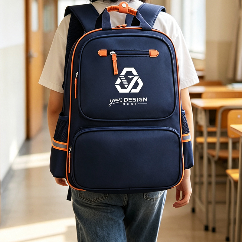 Custom Logo Waterproof Kids School Bags Lightweight Polyester Children Backpacks for Boys Girls Mochilas Escolares Bookbag