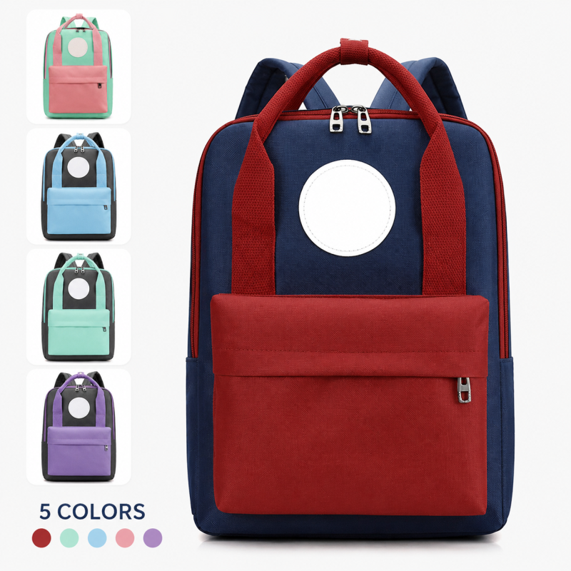 Minimalist Student Backpack 600D Waterproof Ultra-Light School Backpack Daypack Multi-Color Custom