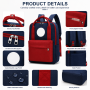 Minimalist Student Backpack 600D Waterproof Ultra-Light School Backpack Daypack Multi-Color Custom