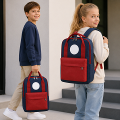 Minimalist Student Backpack 600D Waterproof Ultra-Light School Backpack Daypack Multi-Color Custom