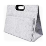 Wholesale Custom Cosmetic Felt Organizer - Waterproof Makeup Bag Insert with Mirror