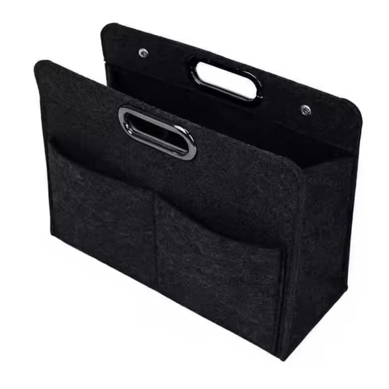 Wholesale Custom Cosmetic Felt Organizer - Waterproof Makeup Bag Insert with Mirror