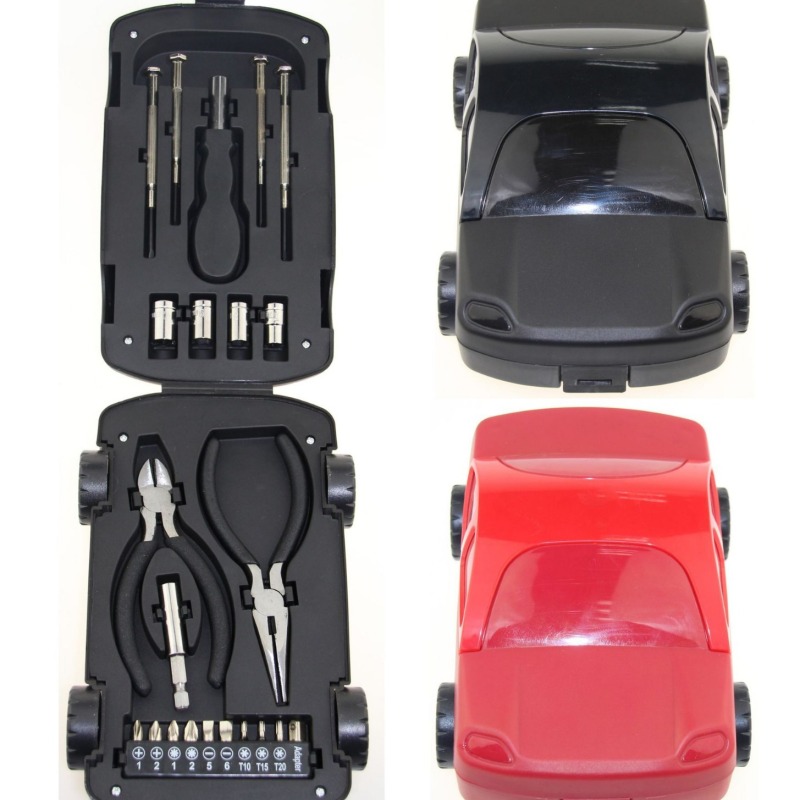 22-in-1 Car Shape Steel Eco-Friendly Automotive Hardware Hand Tool Set Promotional Gift Set