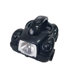 Car-Shaped 15-Piece Eco-Friendly Steel & ABS Tool Set Flashlight Handheld Lamp Home Tool Creative Promotional Gift Set