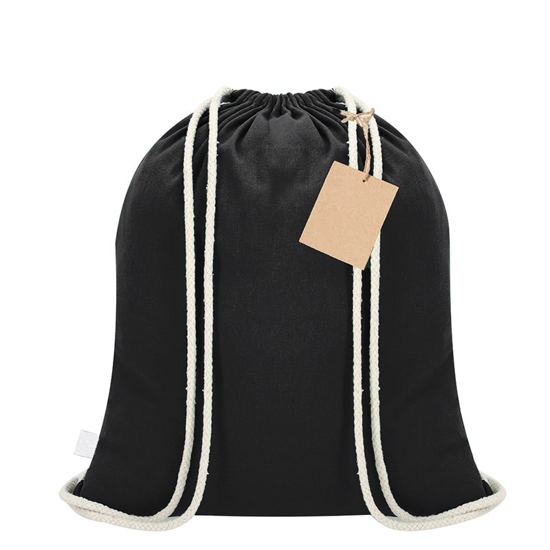 Custom Natural Cotton Canvas Muslin Drawstring Bag Backpack Eco-Friendly String Back Pack Gift Giveaways Sport Bags