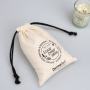 Mini Cotton Drawstring Bag Eco-Friendly, Foldable Customizable Gift Pouch
