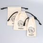 Mini Cotton Drawstring Bag Eco-Friendly, Foldable Customizable Gift Pouch