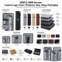 Portable Felt Hair Tool Storage Bag Heat Proof Travel Case for Curling Iron Straightener Cord Roll up Organizer