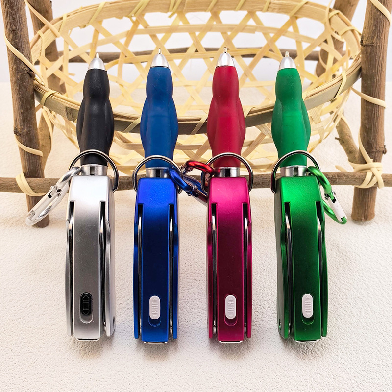 Plastic Folding Multifunctional Tool Ballpoint Pen