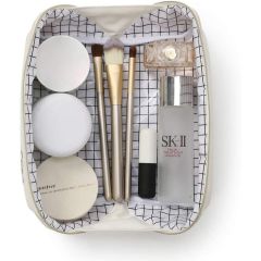 2025 New Design Cosmetic Bag for Women Waterproof Cotton Linen Fabric Makeup Pouch Small Pen Pencil Case