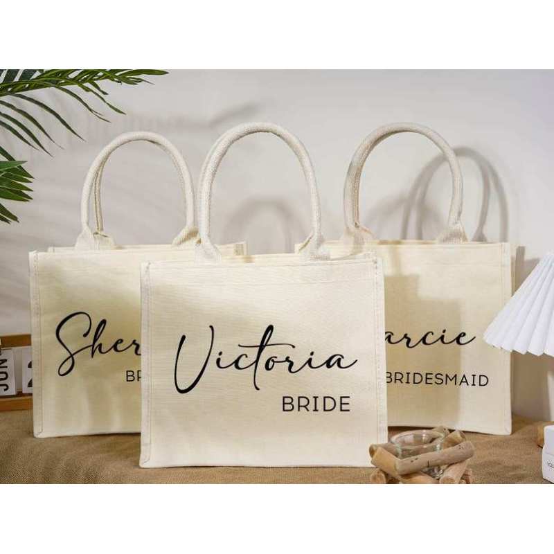 Custom logo waterproof laminated cotton canvas gift promotional shopping tote bag beach bag