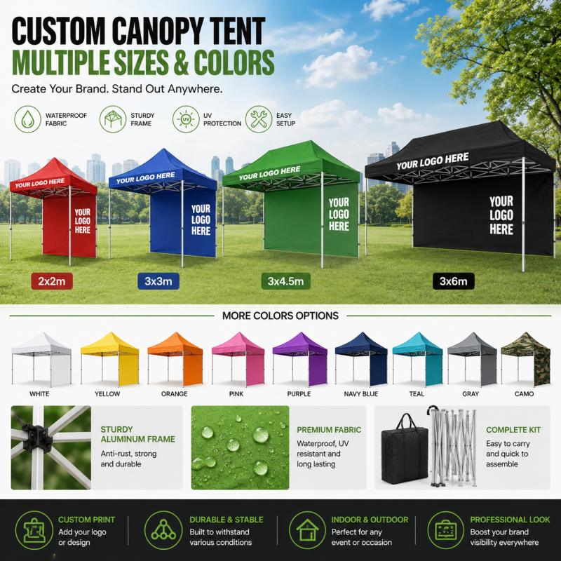 Heavy Duty Aluminum Frame Pop up Tent 10x10 10x20 Waterproof UV Protection Event Canopy with Custom Logo Printing for Business