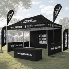 Heavy Duty Aluminum Frame Pop up Tent 10x10 10x20 Waterproof UV Protection Event Canopy with Custom Logo Printing for Business Heavy Duty Aluminum Frame Pop up Tent 10x10 10x20 Waterproof UV Protection Event Canopy with Custom Logo Printing for Business