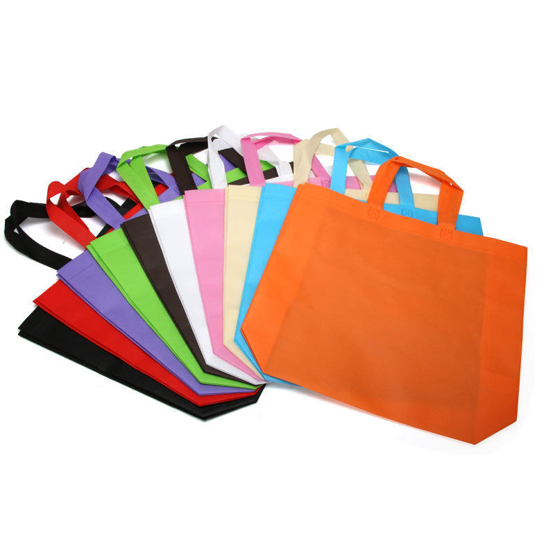 Sac fourre-tout non tissé réutilisable personnalisé – Sac de courses promotionnel pliable pour l'école et les événements