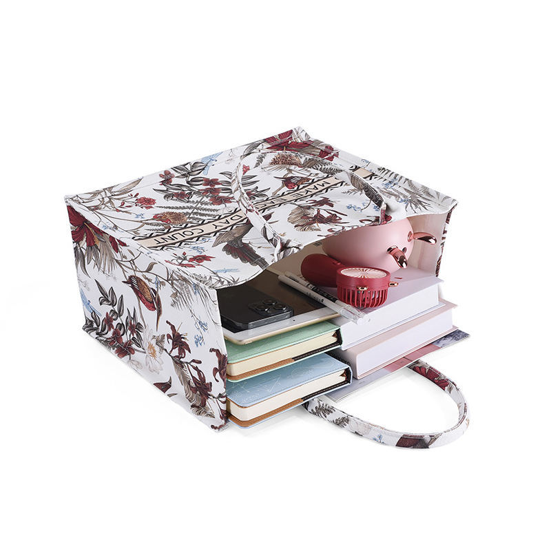 Designer promotion and party wedding event gift custom logo and pattern canvas tote bag