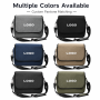 Custom Logo 15.6 Inch Messenger Laptop Bag Wholesale 600D Polyester Business Briefcase for Corporate Gifts