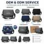 Custom Logo 15.6 Inch Messenger Laptop Bag Wholesale 600D Polyester Business Briefcase for Corporate Gifts